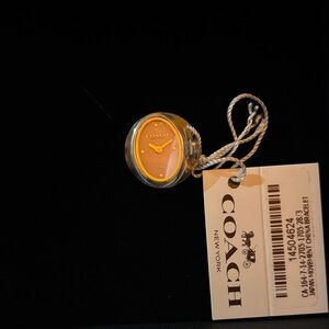 Coach Women's Gold Ring